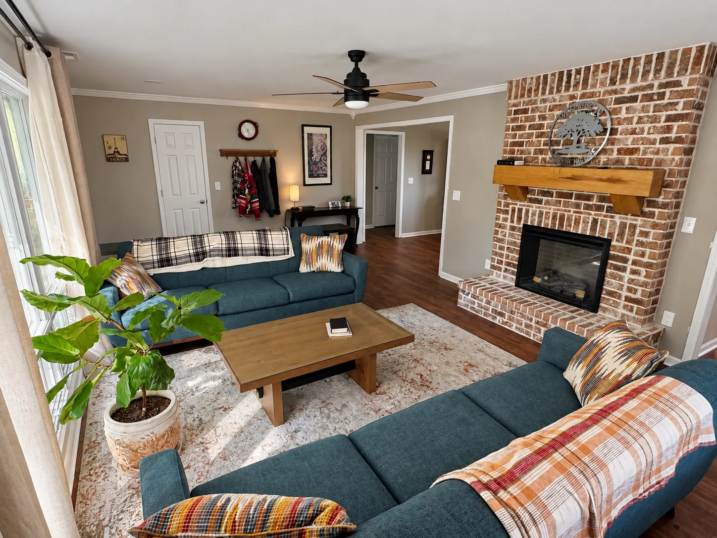 Living room at Mamre House, Huntsville